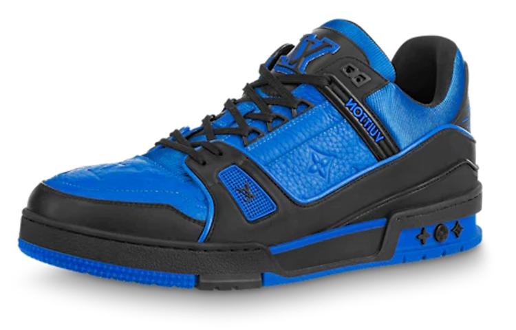 Louis Vuitton Louis Vuitton LV Trainer Black Blue