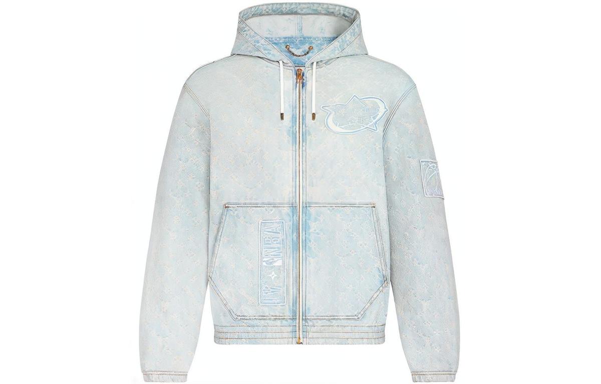 Louis Vuitton Louis Vuitton X Nba Zip Through Hoodie