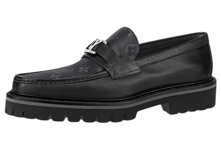 Louis Vuitton Louis Vuitton Major Loafers 'Black Monogram'