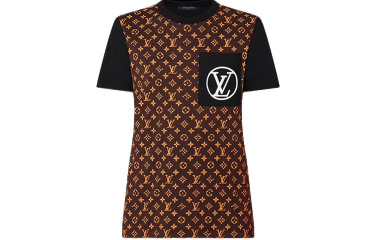 Louis Vuitton Louis Vuitton New Quarterly Products Of LV T Shirts Women's Brown