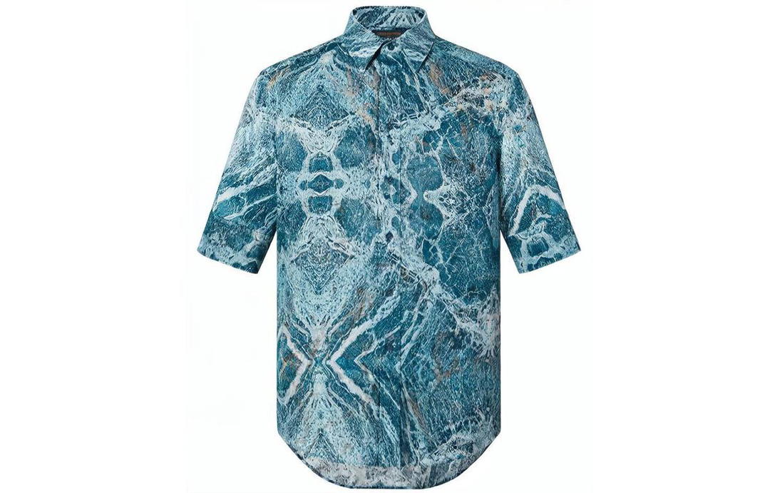 Louis Vuitton Louis Vuitton Shirt Men's Lake Blue