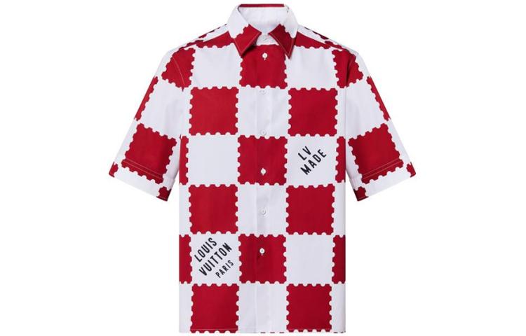 Louis Vuitton Louis Vuitton Shirt Men's Red White
