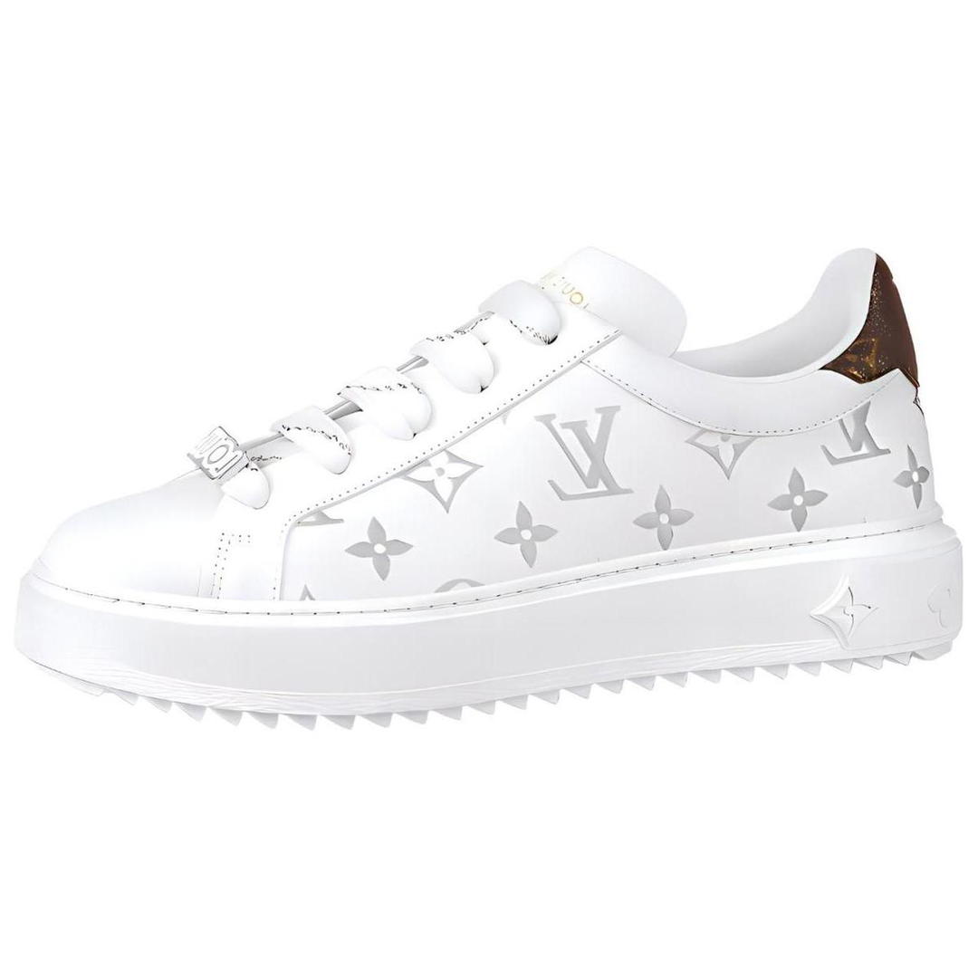 Louis Vuitton Louis Vuitton Time Out Sneakers 'White With Silver Monogram' Women's