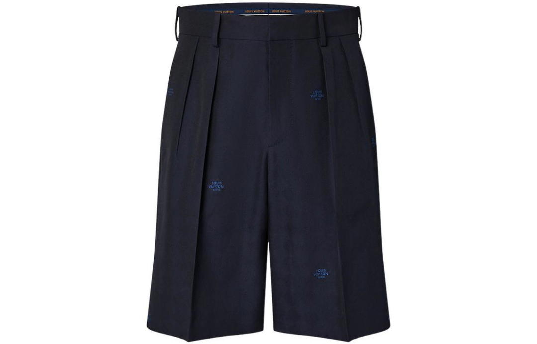 Louis Vuitton Louis Vuitton New Quarterly Products Of LV Casual Shorts Men Marine Blue