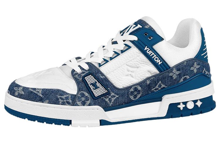 Louis Vuitton Louis Vuitton Trainer White Blue