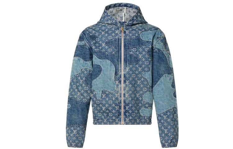 Louis Vuitton Louis Vuitton X Nigo Monogram Patchwork Denim Hoodie