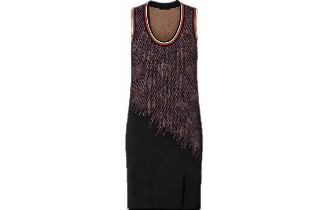 Louis Vuitton Louis Vuitton Monogram Pixel Knit Tank Dress