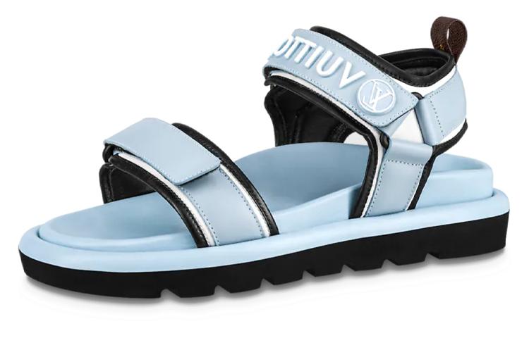 Louis Vuitton Louis Vuitton Pool Pillow Comfort Strap Sandals Women's Blue
