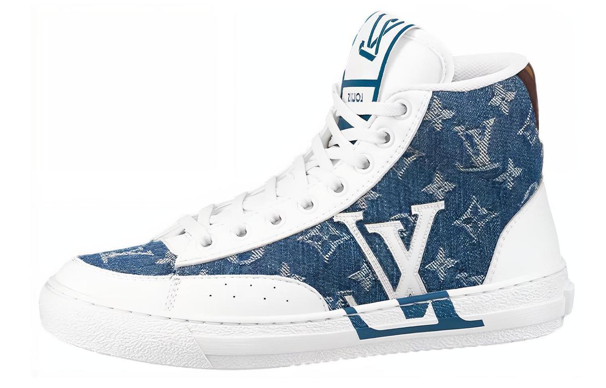 Louis Vuitton Louis Vuitton Charlie Ankle Sneakers 'White Denim Monogram' Women's