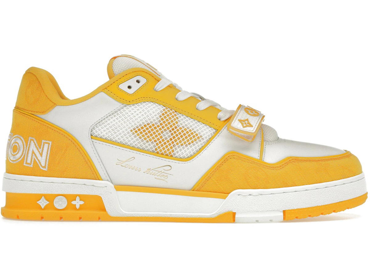 Louis Vuitton Louis Vuitton Trainer Monogram Denim Yellow
