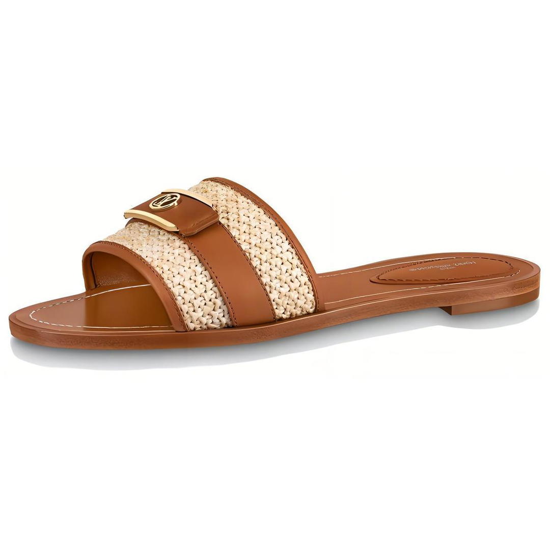 Louis Vuitton Louis Vuitton Stylish Sandals Women's Brown