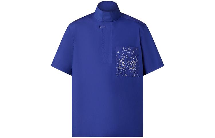 Louis Vuitton Louis Vuitton New Quarterly Products Of LV FW22 Shirt Men's Blue