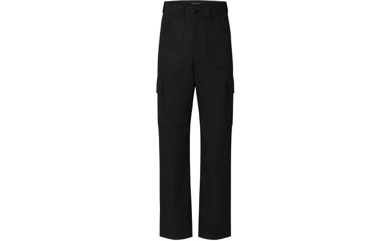 Louis Vuitton Louis Vuitton New Quarterly Products Of LV Cargo Pants Men Black