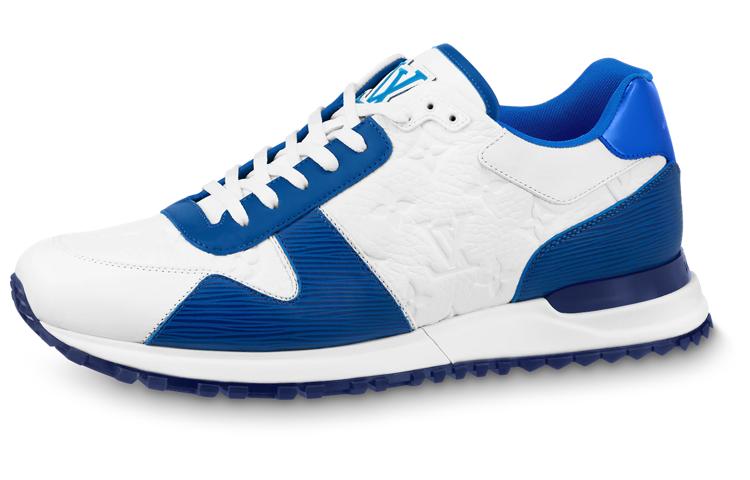 Louis Vuitton Louis Vuitton Lv Run Away Sneakers 'White Monogram With Blue EPI'