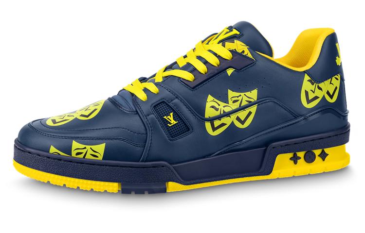 Louis Vuitton Louis Vuitton Trainer Navy Yellow