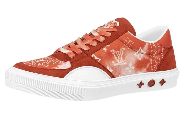 Louis Vuitton Louis Vuitton Ollie Sneakers 'Orange Tie Dye Style Monogram'