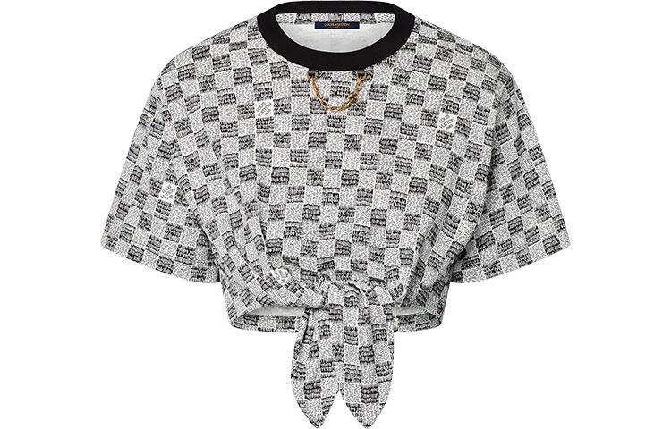 Louis Vuitton Louis Vuitton New Quarterly Products Of LV Crop Tops Women's Black