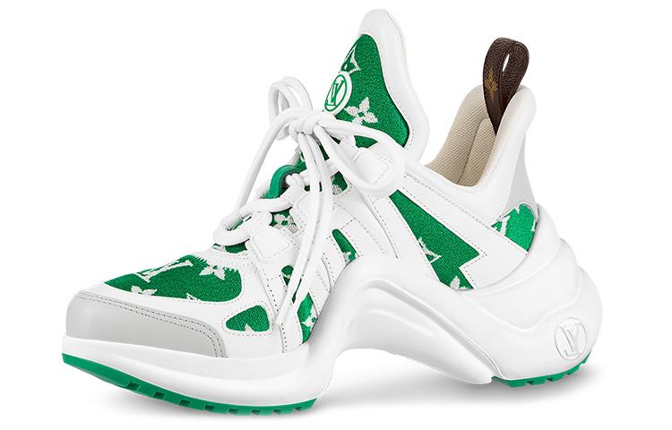 Louis Vuitton Louis Vuitton Lv Archlight Sneakers 'White With Green Monogram' Women's