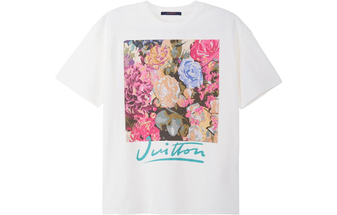 Louis Vuitton Louis Vuitton Lv Flower Tapestry Print T shirt