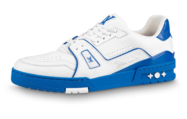 Louis Vuitton Louis Vuitton Lv Trainers 'White With Blue'