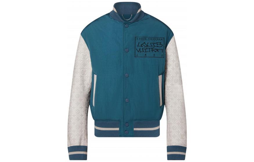 Louis Vuitton Louis Vuitton New Quarterly Products Of LV Baseball Jerseys Men Blue