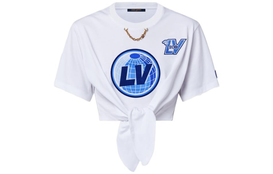 Louis Vuitton Louis Vuitton New Quarterly Products Of LV Crop Tops Women's White