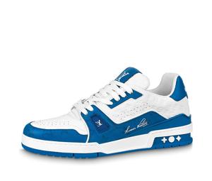 Buy Louis Vuitton Lv Trainers 'White Blue' at Sasom – Authentic and Ready to Ship