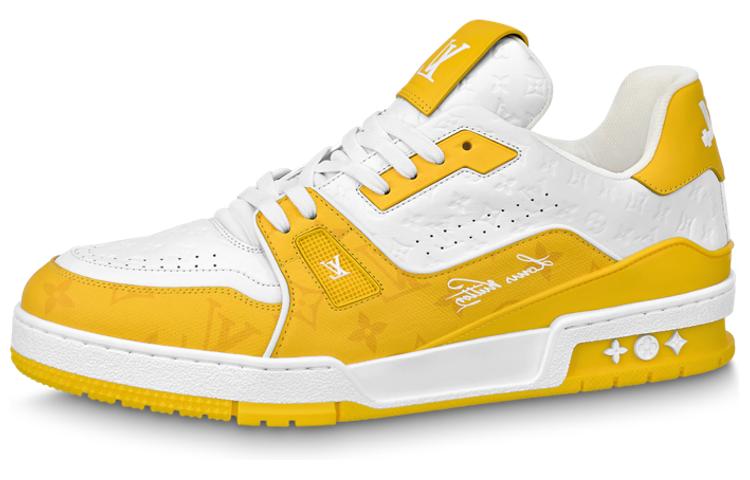 Louis Vuitton Louis Vuitton Lv Trainers 'White Yellow'