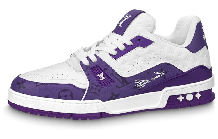 Louis Vuitton Louis Vuitton Trainer Purple Monogram