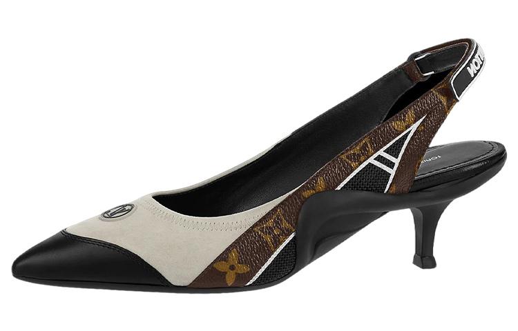 Louis Vuitton Louis Vuitton Archlight Slim Heel High Heels Women's Black Gray