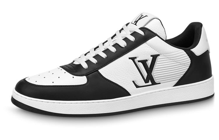 Louis Vuitton Louis Vuitton Rivoli Sneakers 'White With Stripes And Black Logo'