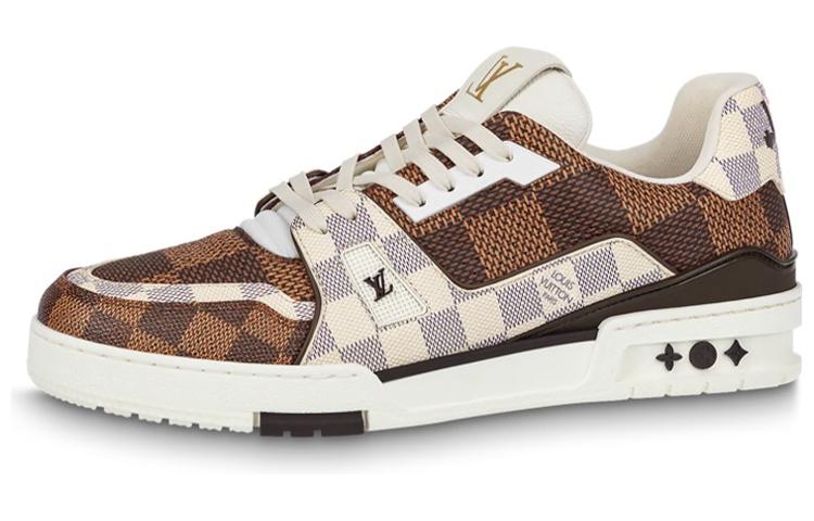 Louis Vuitton Louis Vuitton Lv Trainer Sneakers 'Brown And White Plaid'