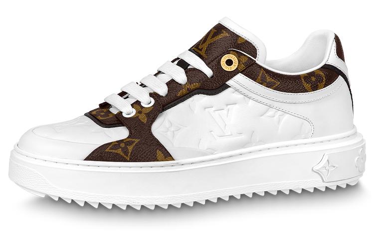 Louis Vuitton Louis Vuitton Time Out Sneakers 'White Monogram With Brown Monogram' Women's