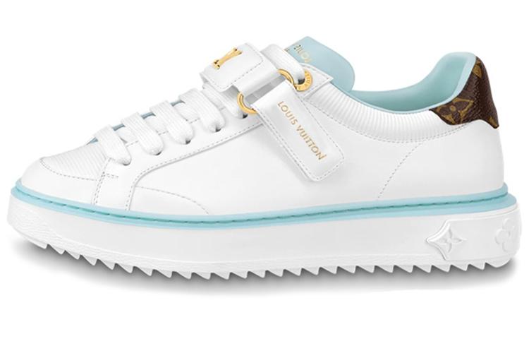 Louis Vuitton Louis Vuitton Time Out Sneakers 'White Blue Brown' Women's