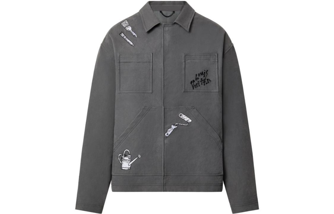Louis Vuitton Louis Vuitton Jacket Men's Black Gray Color