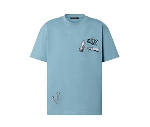Buy Louis Vuitton T Shirt Men's Blue at Sasom – Authentic and Ready to Ship
