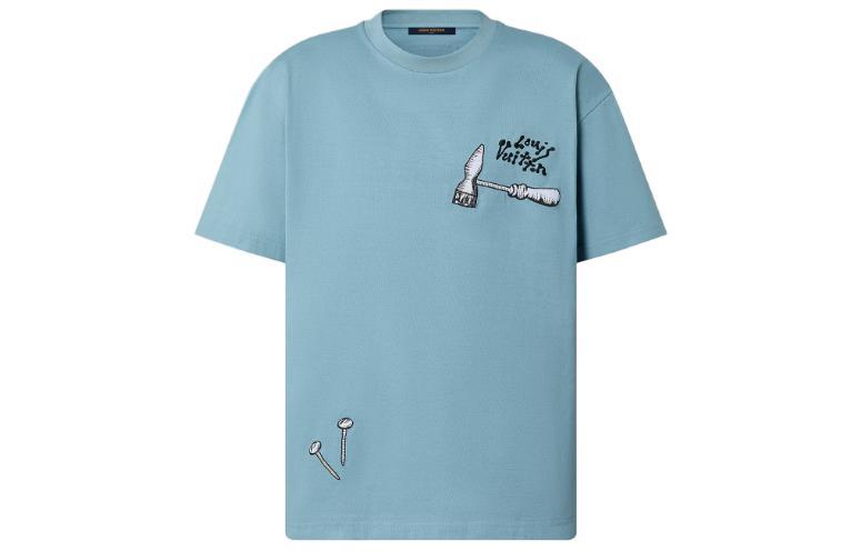 Louis Vuitton Louis Vuitton T Shirt Men's Blue