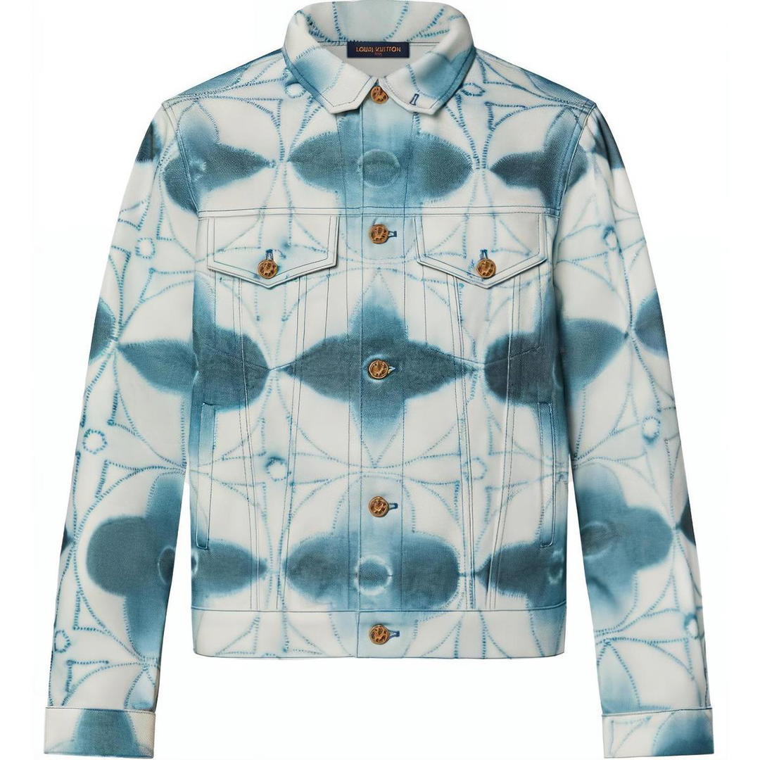 Louis Vuitton Louis Vuitton SS23 Denim Jacket Men's Blue Gray