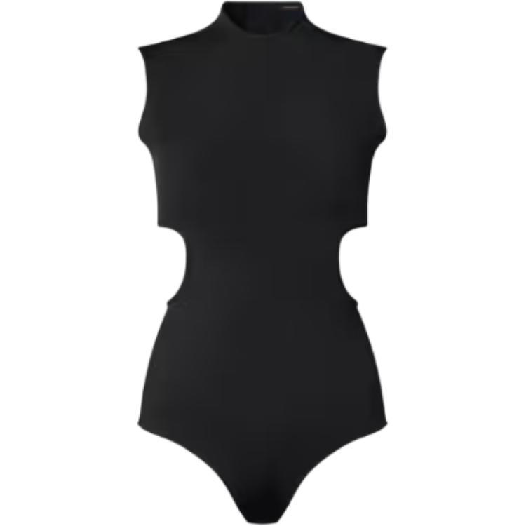Louis Vuitton Louis Vuitton Technical Jersey Cut-Out Body Bodysuits Women's Black