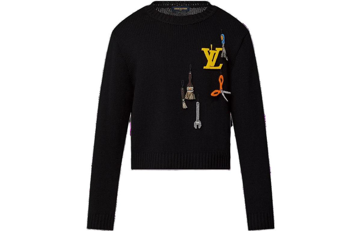 Louis Vuitton Louis Vuitton Sweater Men's Black