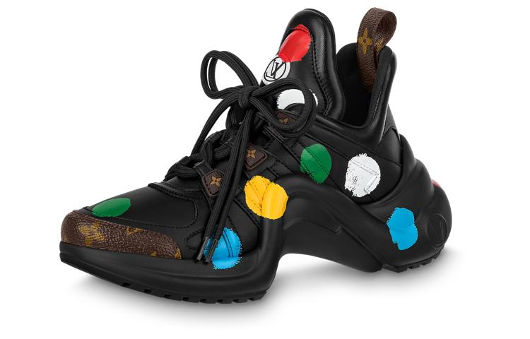 Louis Vuitton Louis Vuitton X Yk Academy Archlight Sneakers 'Black With Colorful Dots' Women's