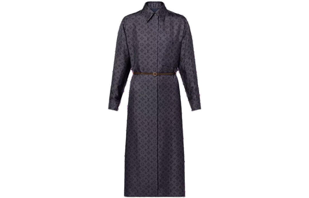 Louis Vuitton Louis Vuitton Inverted Mahina Monogram Shirt Dress