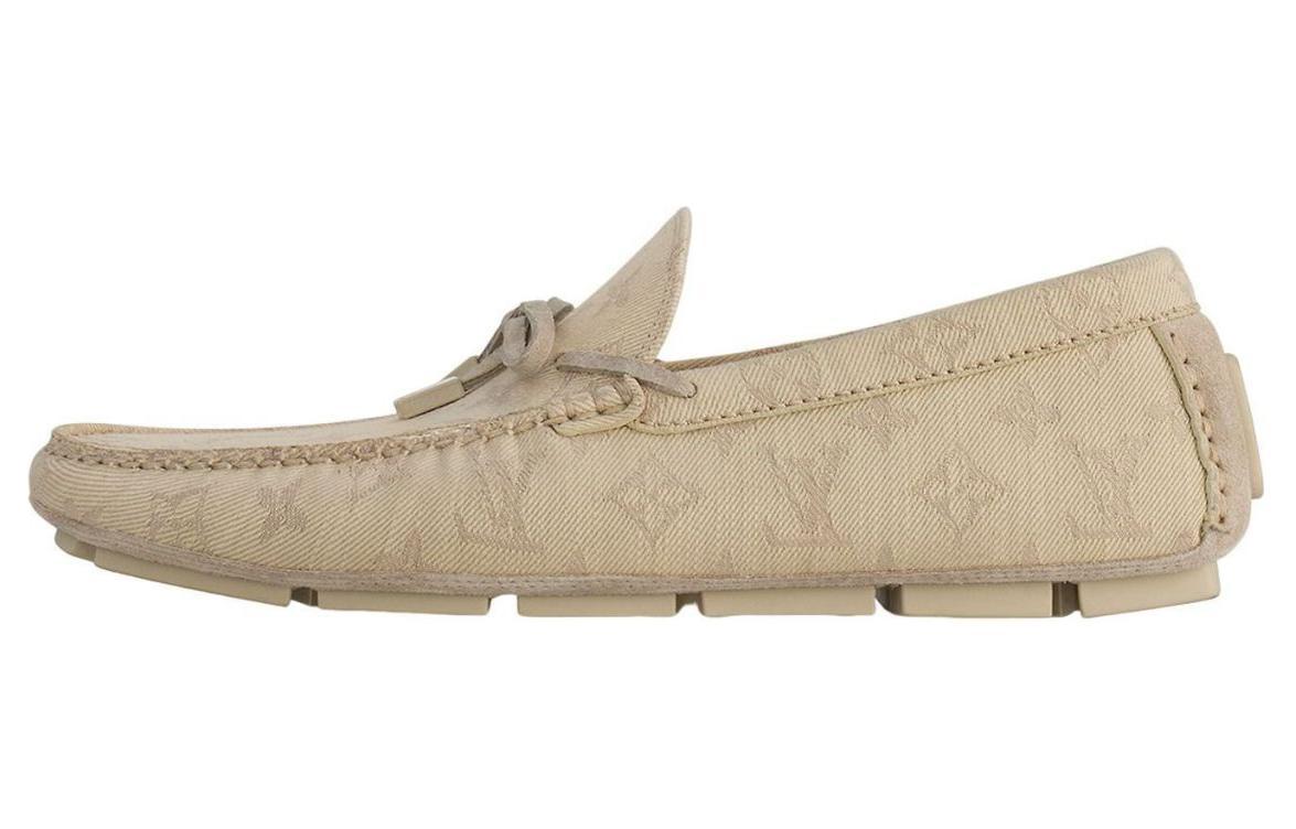 Louis Vuitton Louis Vuitton Driver Casual Shoes Men's Beige