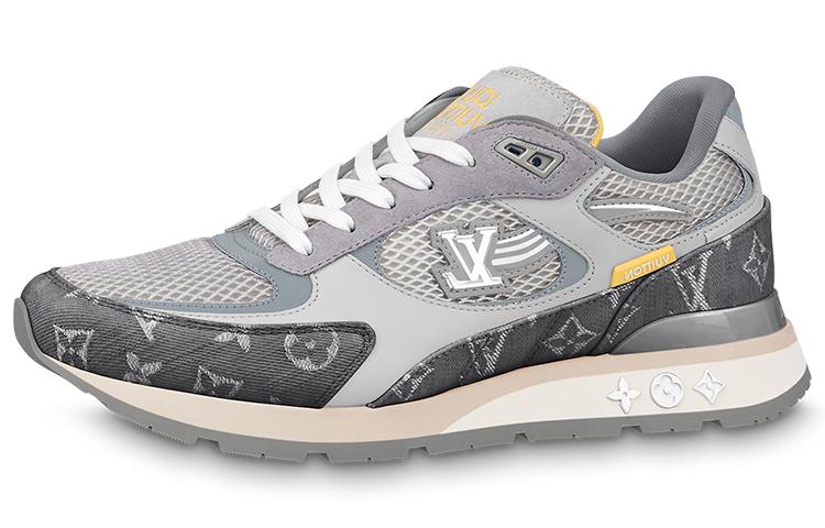 Louis Vuitton Louis Vuitton Run Away Low Top Sports Casual Shoes Men's Gray Black