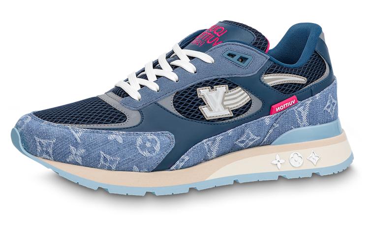 Louis Vuitton Louis Vuitton Run Away Sneakers 'Blue Monogram With Pink'