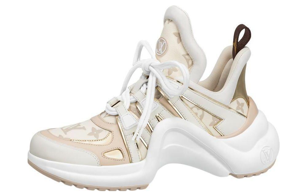 Louis Vuitton Louis Vuitton Lv Archlight Sneakers 'Beige Monogram Gold' Women's