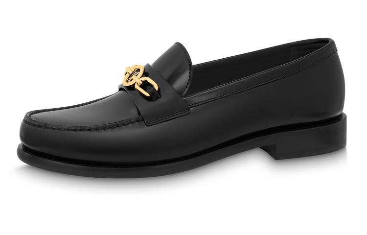 Louis Vuitton Louis Vuitton Chess Nautical Collection Loafers Casual Shoes Women's Black