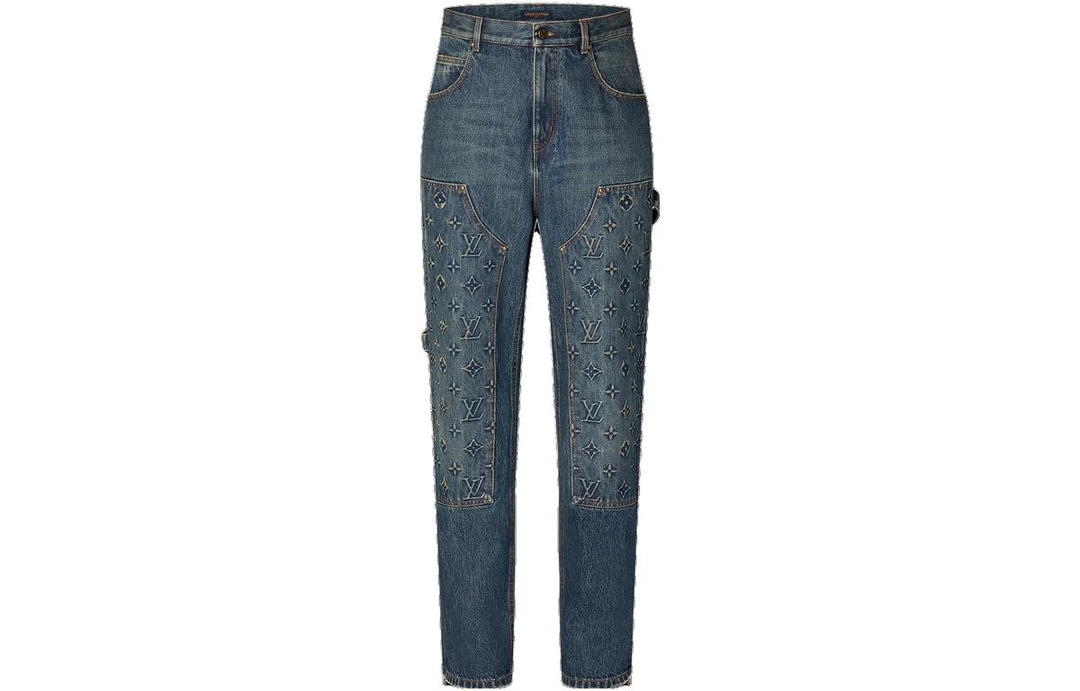 Louis Vuitton Louis Vuitton FW23 Jeans Men's Ink Blue