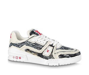 Buy Louis Vuitton Trainer Colored In White Black at Sasom – Authentic and Ready to Ship