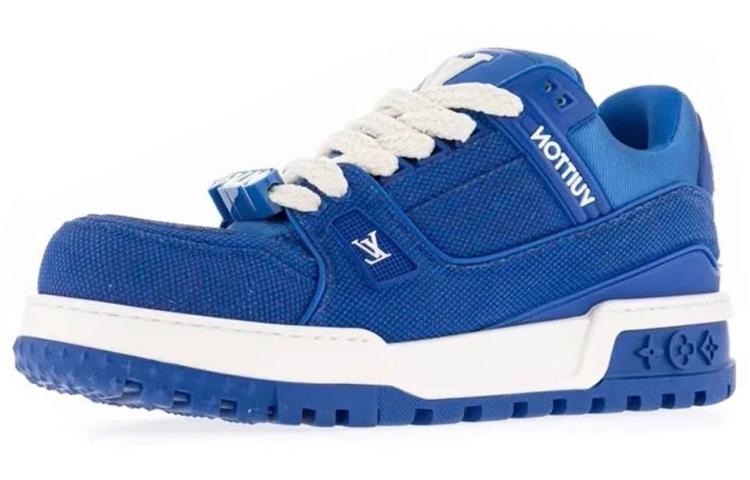 Louis Vuitton Louis Vuitton Trainer Maxi Stylish Skateboarding Shoes Men's Blue
